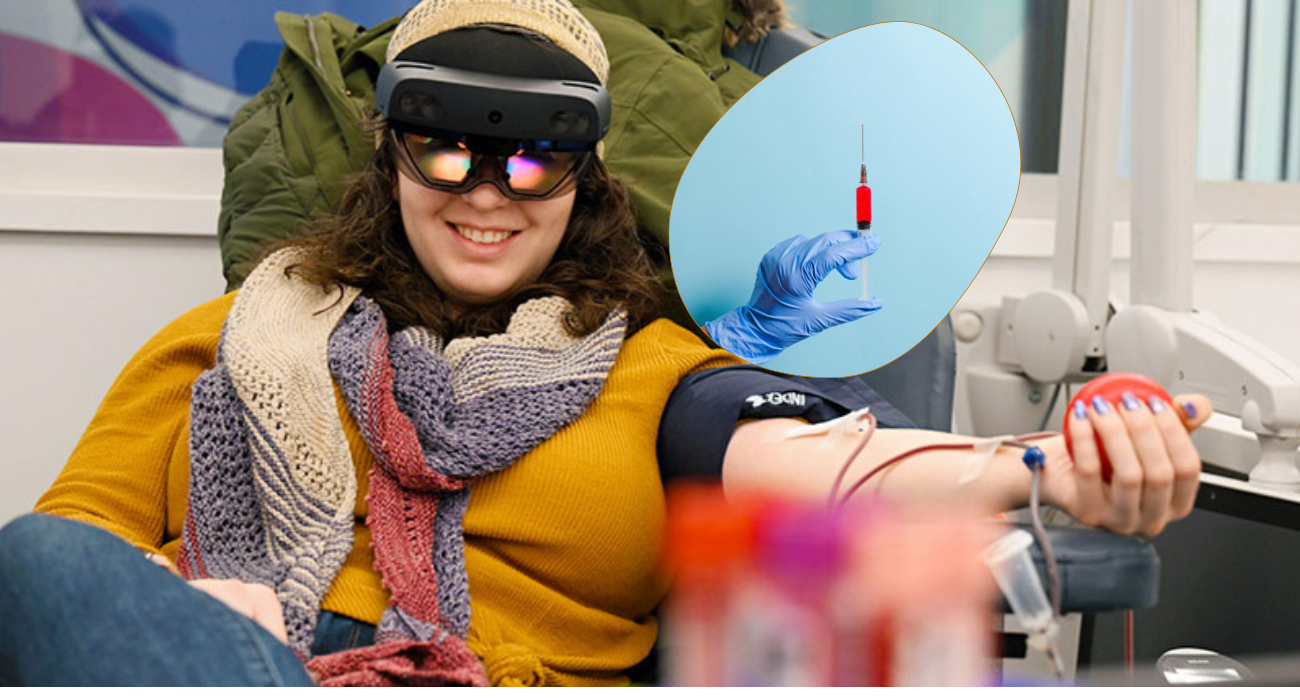 Donación de sangre en Colombia. Foto Compensar y Pexels.