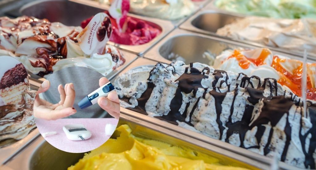 Investigadores detectaron que consumir pequeñas cantidades de helado se asoció con menor riesgo de resistencia a la insulina en personas con sobrepeso, aunque expertos piden cautela al interpretar los resultados. Fotos: Canva.