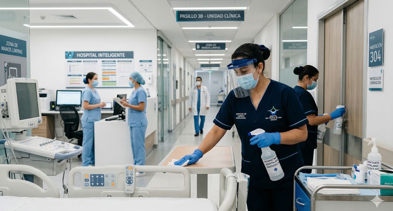 Hospitales inteligentes en Colombia. Foto: Ecolab.