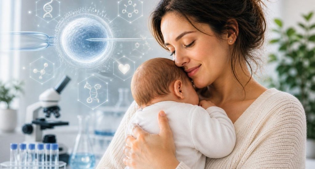 ¿Cómo la ciencia está cambiando el momento y la manera de ser mamá? Foto: Babynova Clinic.