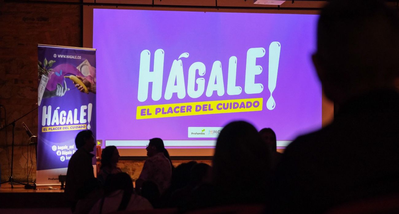 Profamilia lanzó en el Museo Nacional su proyecto para fortalecer la respuesta al VIH en Colombia. Foto: Profamilia.