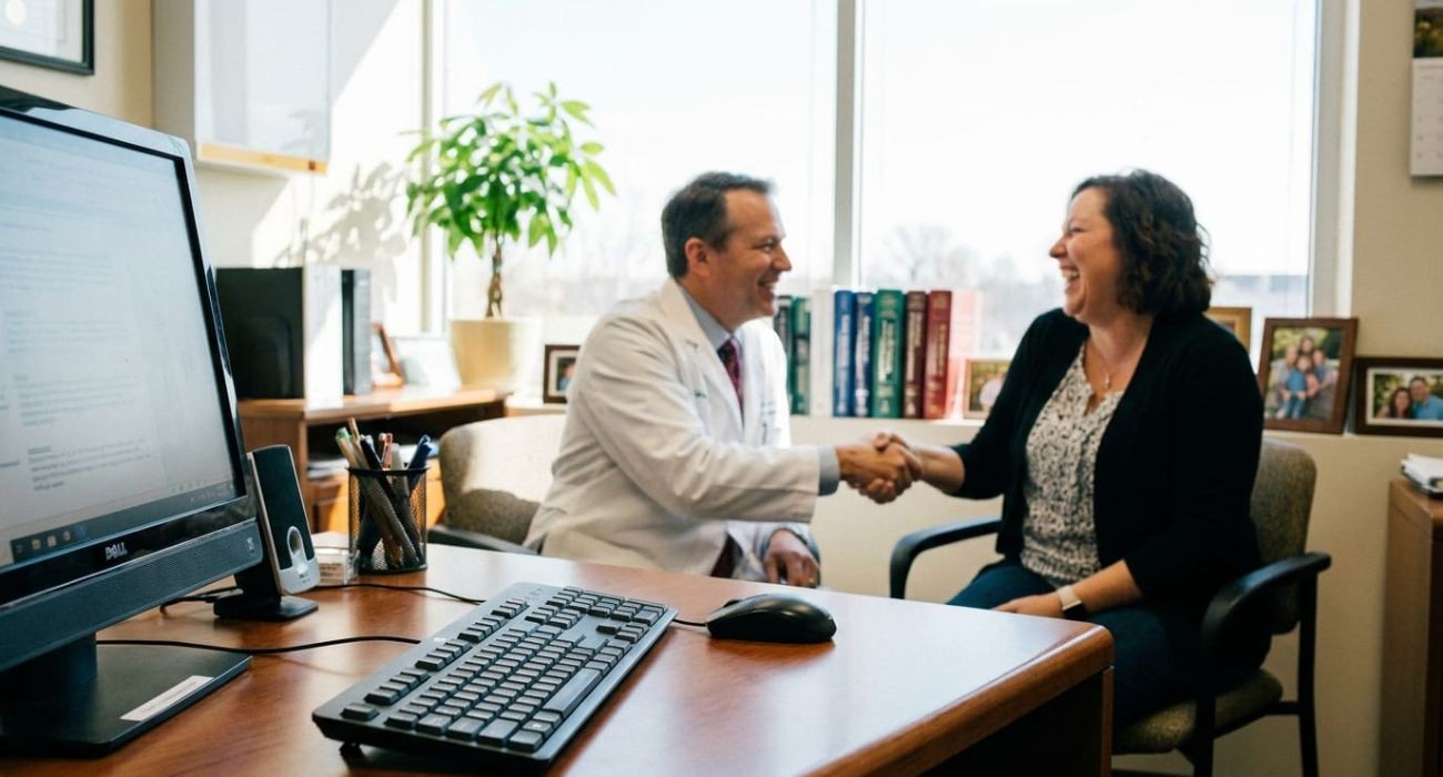 IA en salud: estudio advierte que ahorra hasta 16 minutos por consulta. Foto: Biofile.
