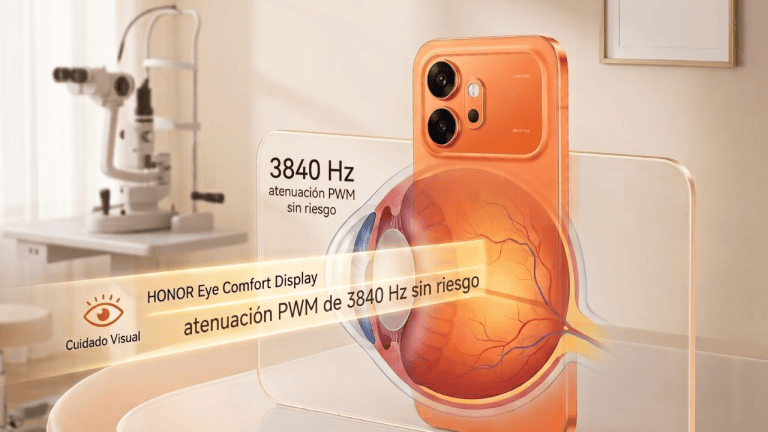 Así es la tecnología que quiere acabar con la fatiga ocular. Foto: HONOR.