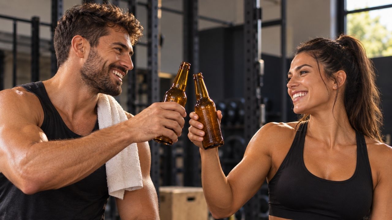 ¿Consumir alcohol perjudica el aumento de masa muscular? Foto: Herbalife.
