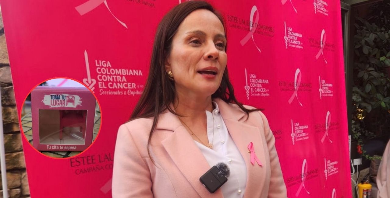 Dra. María Isabel Rizo, mastóloga, durante la campaña 'Toma tú lugar' de la multinacional de comsméticos Estée Lauder. Foto: Código Salud.